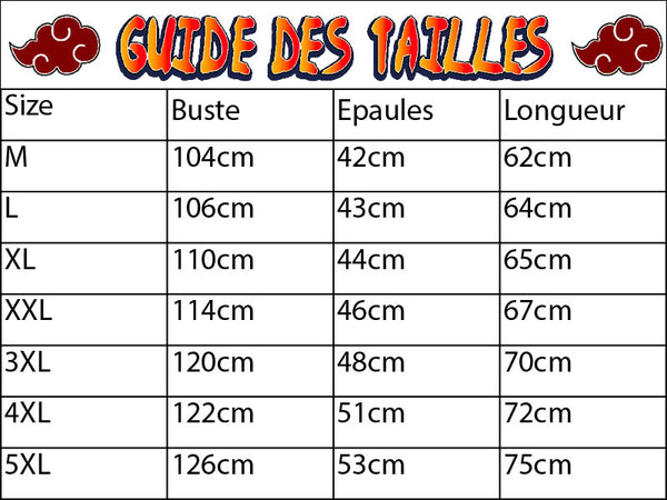 Guide des tailles