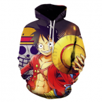 Sweat One Piece  Luffy Drapeau Pirates