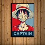 Poster One Piece Capitaine Monkey D Luffy 60 x 85 cm