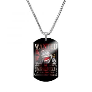 Collier One Piece Marshall D Teach Wanted