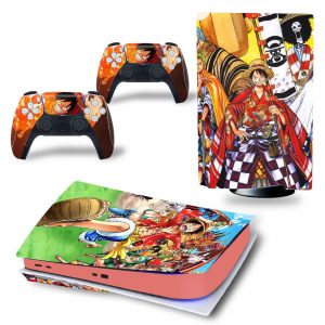 Stickers PS5 One Piece Luffy Wano