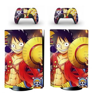 Stickers PS5 One Piece Luffy Chapeau de Paille