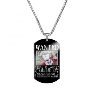 Collier One Piece Trafalgar Law Wanted