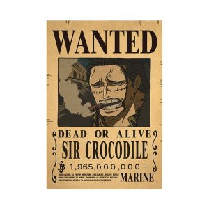 Poster One Piece Wanted Crocodile