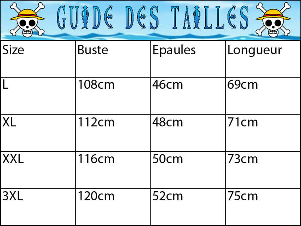 Guide des tailles