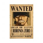 Poster One Piece Wanted Roronoa Zoro