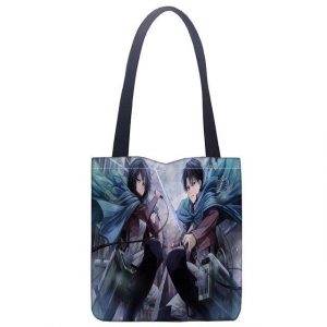 Sac Cabas Attaque des Titans Mikasa et Livaï