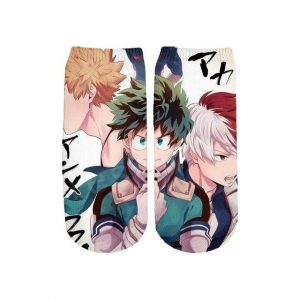 Chaussettes My Hero Academia Izuku Shoto & Katsuki