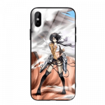 Coque iPhone Attaque des Titans Mikasa