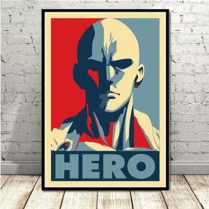 Tableau One Punch Man Saitama Hero