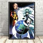 Tableau One Punch Man Saitama et Fubuki