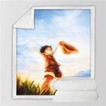 Plaid One Piece Luffy Enfant