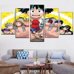 Tableau My Hero Academia Izuku et Yuei