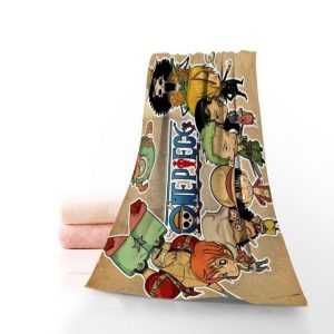 Serviette de Plage One Piece Chibi Mugiwara