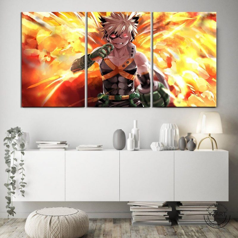 Tableau My Hero Academia Bakugo Explosion