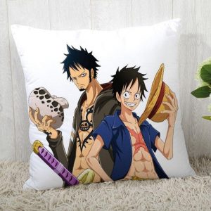 Housse de Coussin One Piece Law Luffy