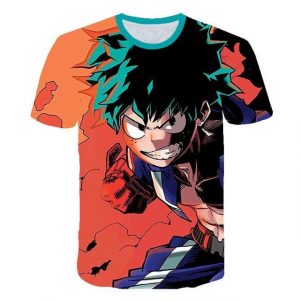 T-Shirt My Hero Academia Izuku Déterminé