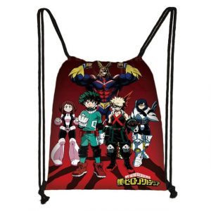 Sac de Gym My hero Academia Ochaco Izuku Tenya All Might