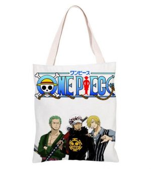 Sac Cabas One Piece Sanji Zoro et Law