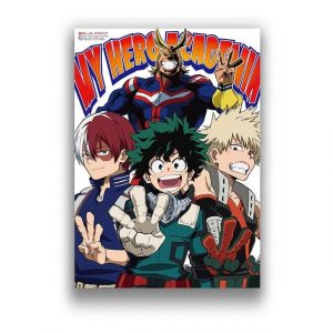 Poster My Hero Academia Shoto Izuku Katsuki