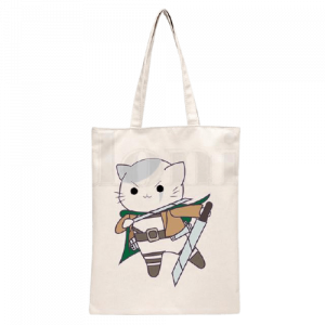 Sac Cabas Attaque des Titans Livaï Chat