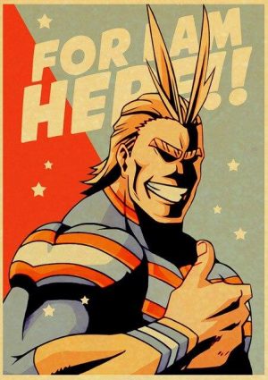 Poster My Hero Academia Symbole de la paix