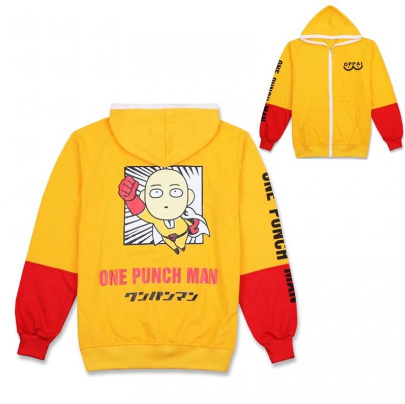 Sweat One Punch Man Saitama Mini Jaune