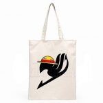 Sac Cabas One Piece Fairy Tail et Chapeau de Paille