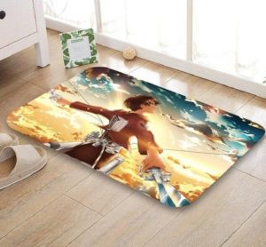 Tapis Attaque des Titans Eren Jaeger