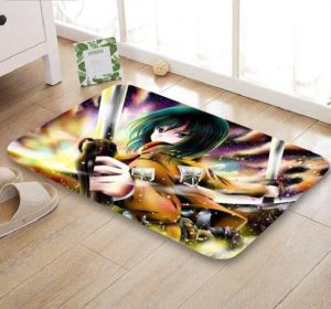 Tapis Attaque des Titans Mikasa