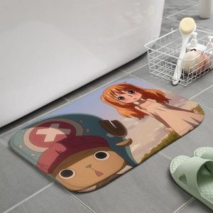 Tapis de Douche One Piece Nami & Chopper