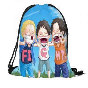 Sac de Gym One Piece Luffy, Ace et Sabo