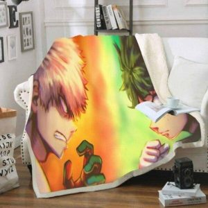 Plaid My Hero Academia Izuku vs Katsuki