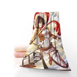 Serviette Attaque des Titans Mikasa Ackerman