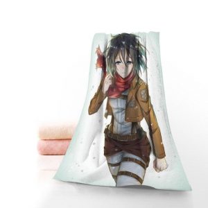 Serviette Attaque des Titans Mikasa