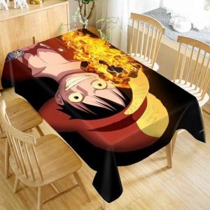 Nappe One Piece Flammes de Luffy