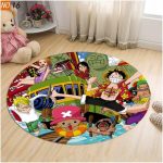 Tapis Rond One Piece Flotte de Nakamas