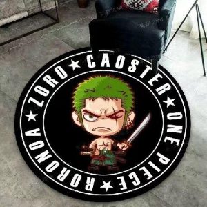 Tapis Rond One Piece Zoro Chibi