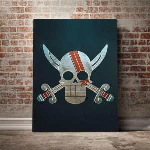 Tableau One Piece Jolly Roger de Shanks