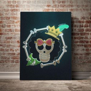 Tableau One Piece Jolly Roger de Brook