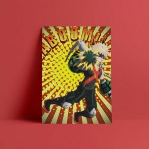 Tableau My Hero Academia Bakugo Nitroglycérine