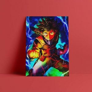 Tableau My Hero Academia Izuku One for All