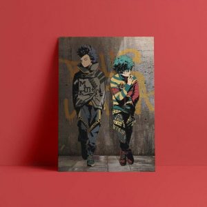 Tableau My Hero Academia Izuku et Hitoshi