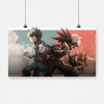 Tableau My Hero Academia Deku et Kacchan