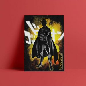 Tableau One Punch Man Héros Capé