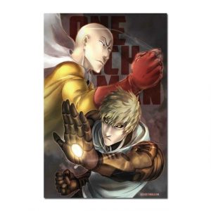 Tableau One Punch Man Genos Saitama