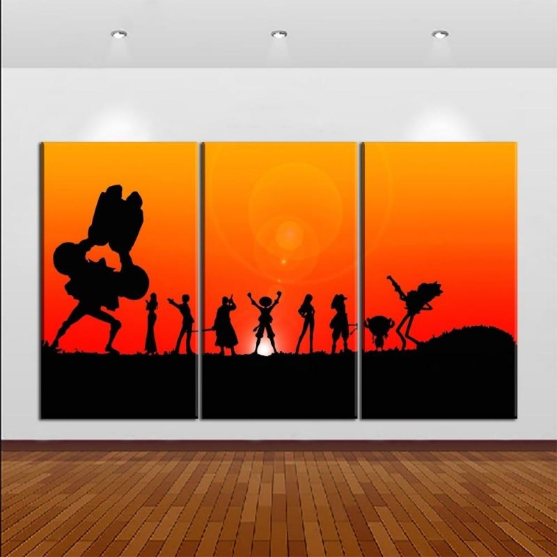 Tableau One Piece Nakama Désert