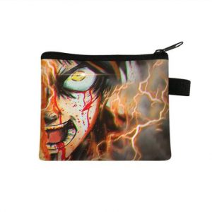 Porte Monnaie Attaque des Titans Eren Rage