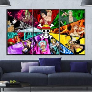 Tableau One Piece Alliés de Luffy