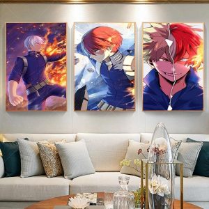 Tableau My Hero Academia Shoto 3 Pièces